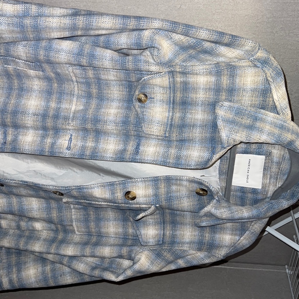 American Eagle womens size s/p/ch oversized shacket brand new w/o tags!